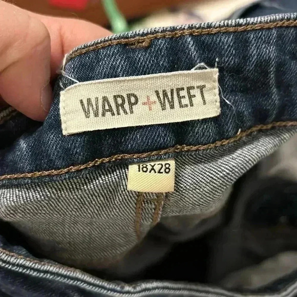 Warp + Weft High Rise Straight Jeans in Seine - Picture 9 of 11